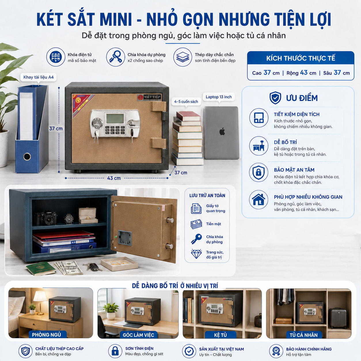 Két sắt K30 điện tử trong ảnh studio